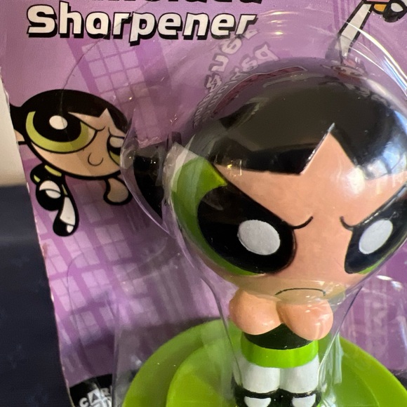 The Powerpuff Girls Buttercup 2001 3D Molded Sharpener In Package - Picture 3 of 9